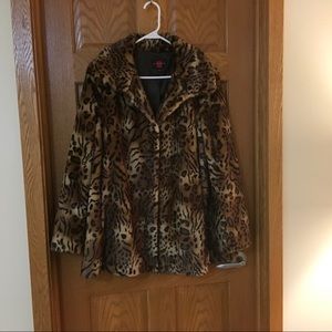 Faux Leopard jacket